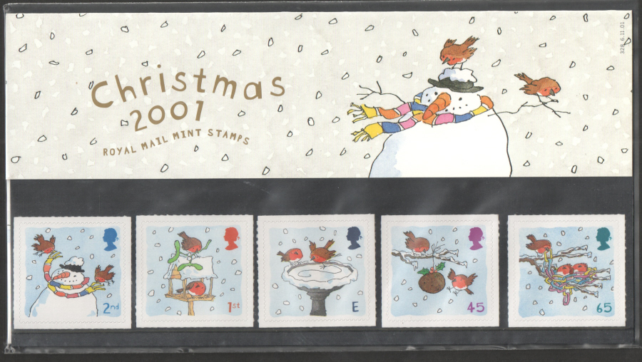(image for) 2001 Christmas Royal Mail Presentation Pack 328 - Click Image to Close
